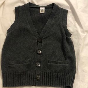 Carter’s Grey button front cotton vest
